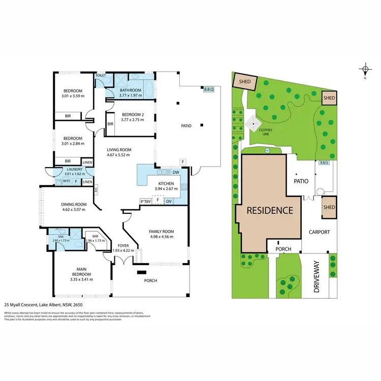 Floorplan of Homely house listing, 25 Myall Crescent, Lake Albert NSW 2650