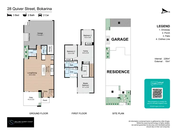 Floorplan of Homely house listing, 28 QUIVER Street, Bokarina QLD 4575
