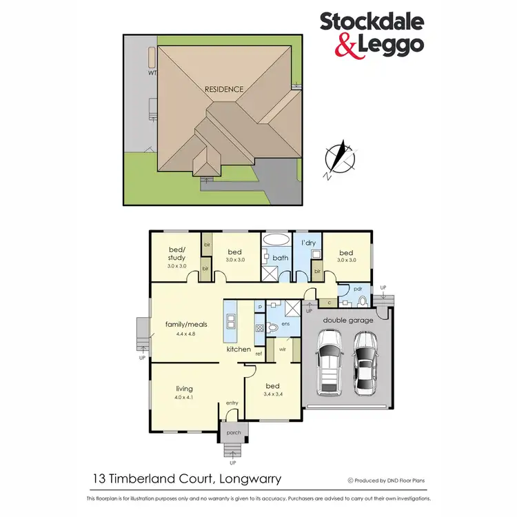 Floorplan of Homely house listing, 13 Timberland Court, Longwarry VIC 3816
