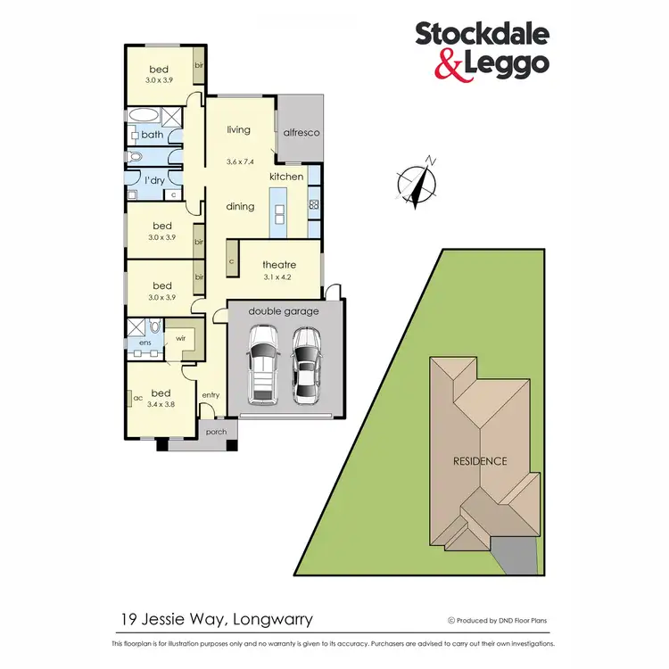 Floorplan of Homely house listing, 19 Jessie Way, Longwarry VIC 3816