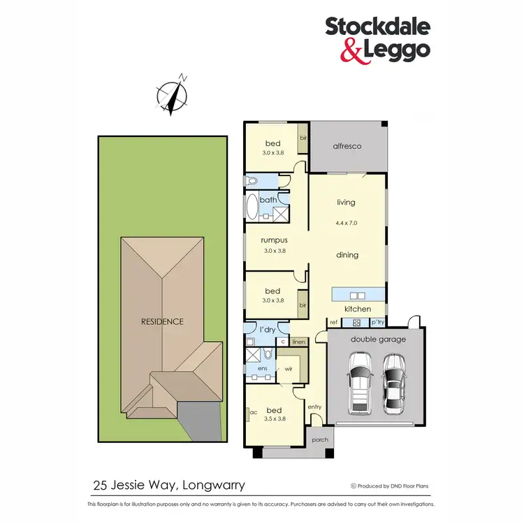 Floorplan of Homely house listing, 25 Jessie Way, Longwarry VIC 3816