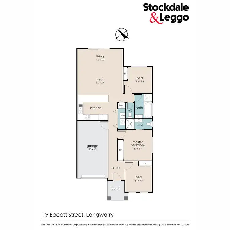 Floorplan of Homely house listing, 19 Eacott Street, Longwarry VIC 3816