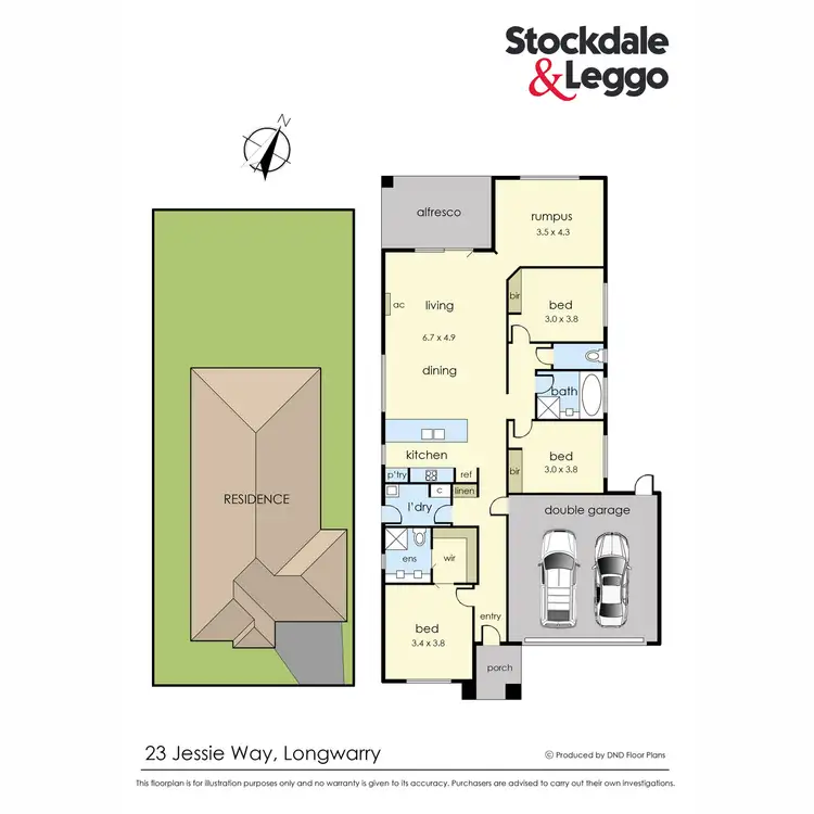 Floorplan of Homely house listing, 23 Jessie Way, Longwarry VIC 3816