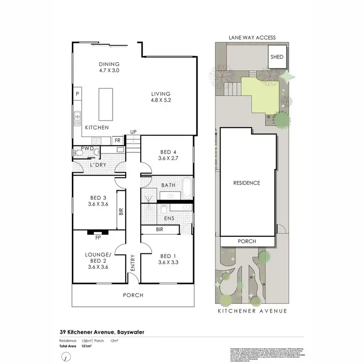 Floorplan of Homely house listing, 39 Kitchener Avenue, Bayswater WA 6053