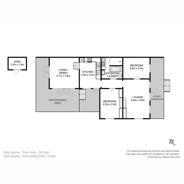 Floorplan of Homely house listing, 242 Macquarie Street, Hobart TAS 7000