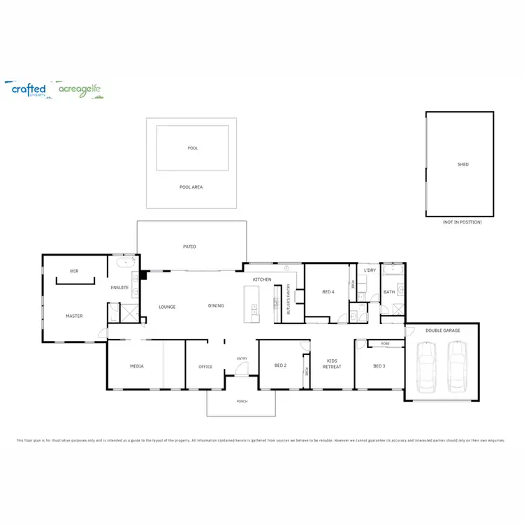 Floorplan of Homely rural property listing, 139 Bottlebrush Drive, Jimboomba QLD 4280