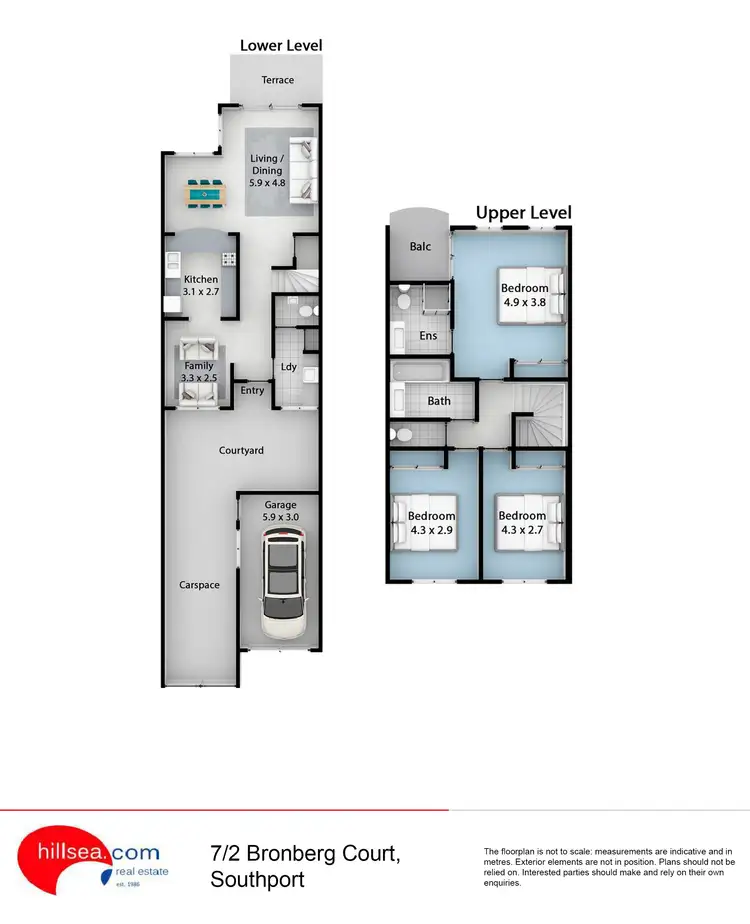 Floorplan of Homely townhouse listing, 7/2 Bronberg Court, Southport QLD 4215