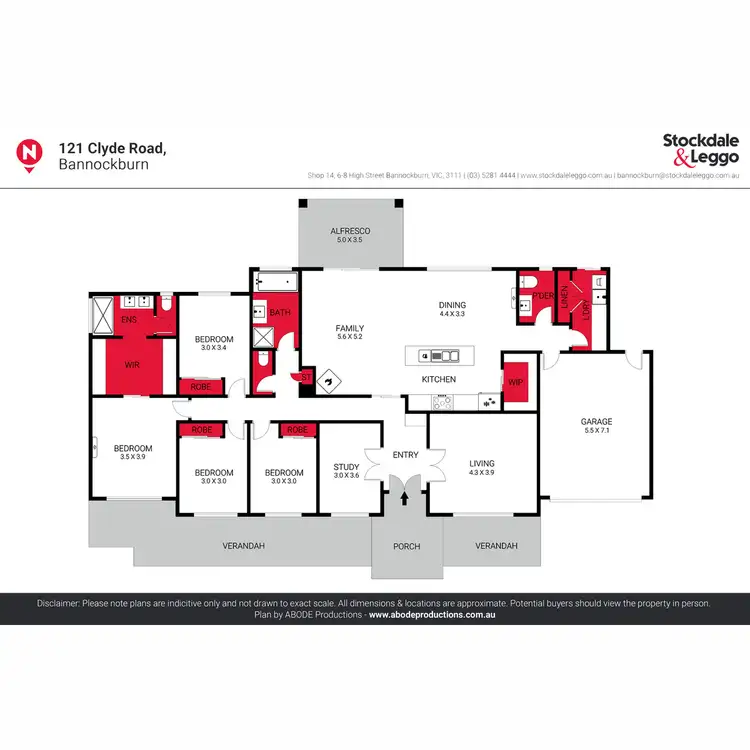 Floorplan of Homely house listing, 121 Clyde Road, Bannockburn VIC 3331