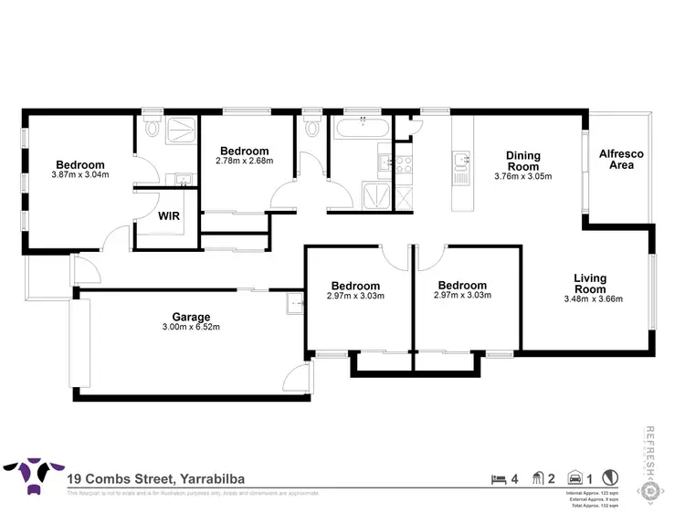 Floorplan of Homely house listing, 19 Combs Street, Yarrabilba QLD 4207