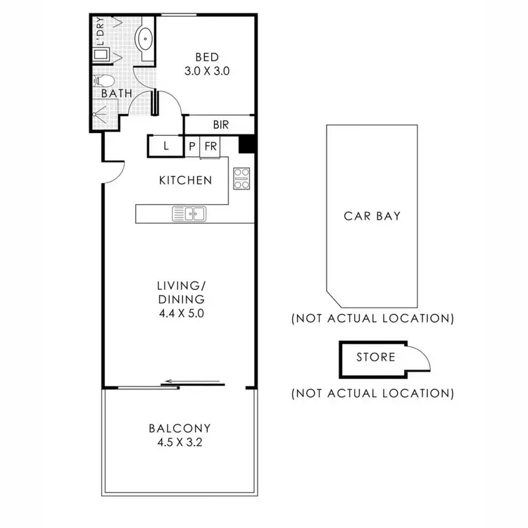 Floorplan of Homely unit listing, 11/611 Murray Street, West Perth WA 6005