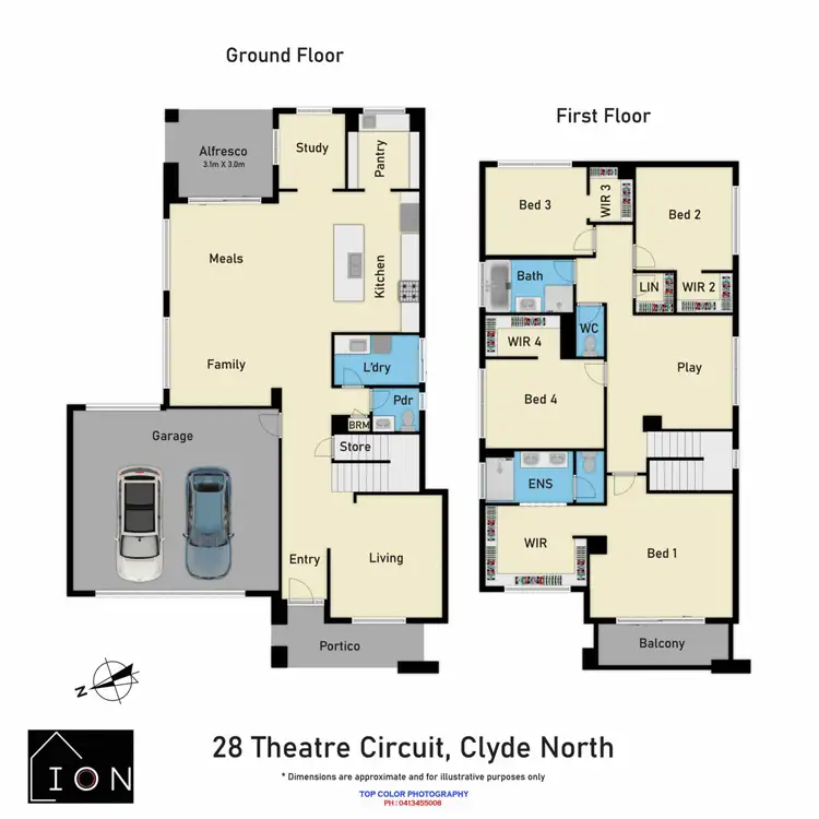 Floorplan of Homely house listing, 28 Theatre Circuit, Clyde North VIC 3978