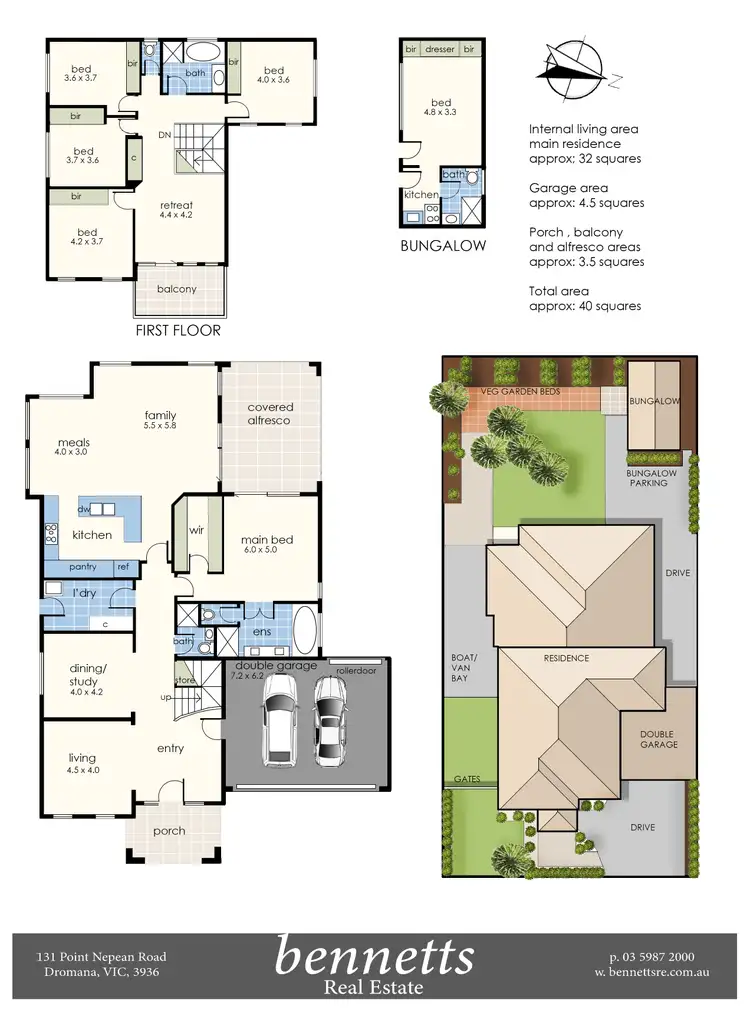 Floorplan of Homely house listing, 8 Kangerong Avenue, Dromana VIC 3936