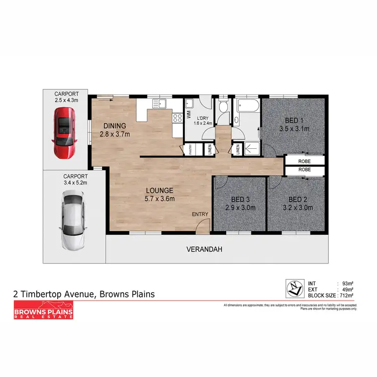 Floorplan of Homely house listing, 2 Timbertop Avenue, Browns Plains QLD 4118