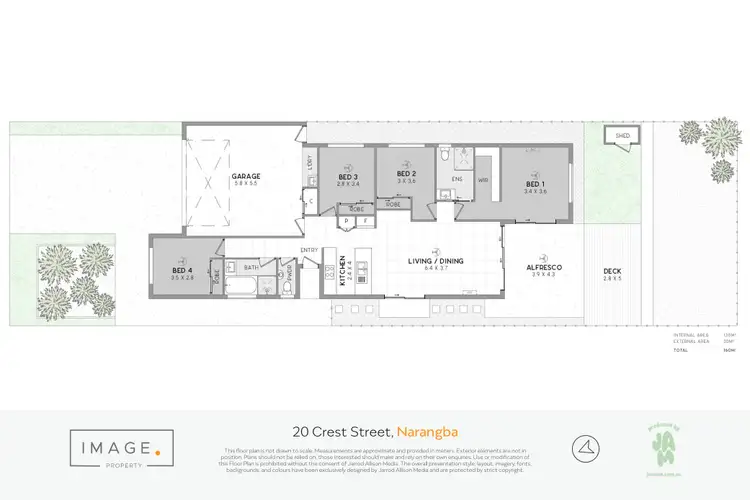 Floorplan of Homely house listing, 20 Crest Street, Narangba QLD 4504