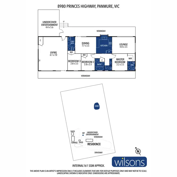 Floorplan of Homely house listing, 8980 Princes Highway, Panmure VIC 3265