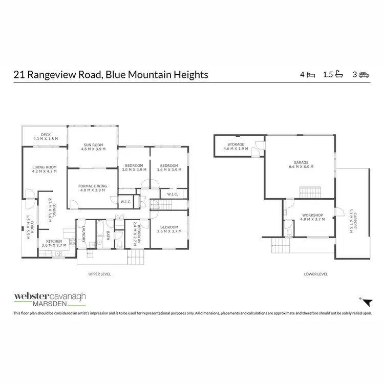 Floorplan of Homely house listing, 21 Rangeview Road, Blue Mountain Heights QLD 4350