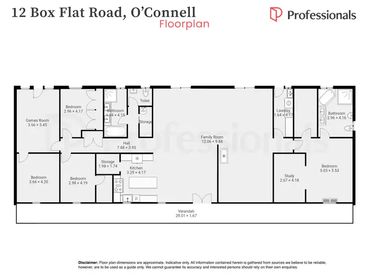 Floorplan of Homely rural property listing, 12 Box Flat Road, O'connell NSW 2795