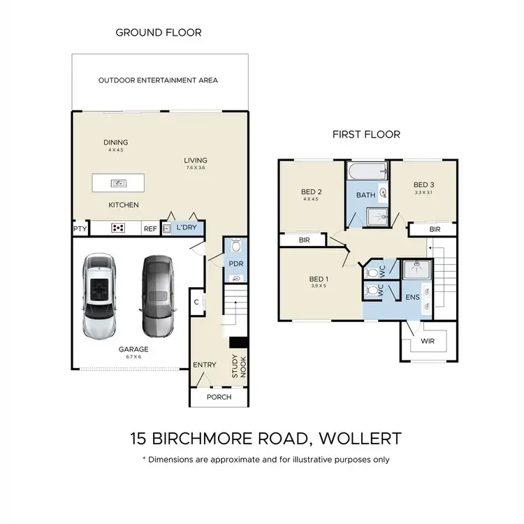 Floorplan of Homely house listing, 15 Birchmore Road, Wollert VIC 3750