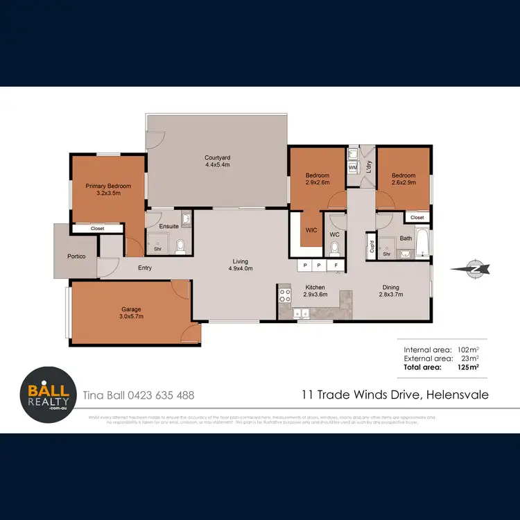 Floorplan of Homely house listing, 11 Trade Winds Drive, Helensvale QLD 4212