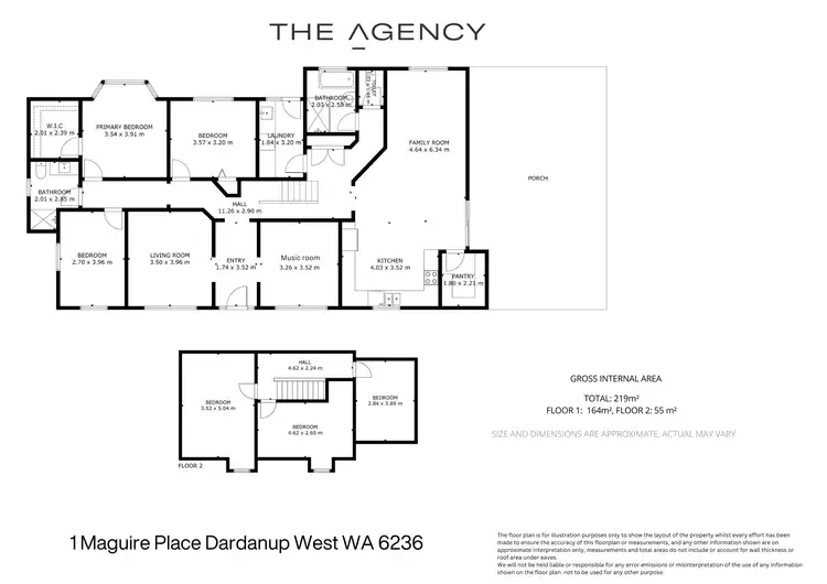 Floorplan of Homely house listing, 1 Maguire Place, Dardanup West WA 6236