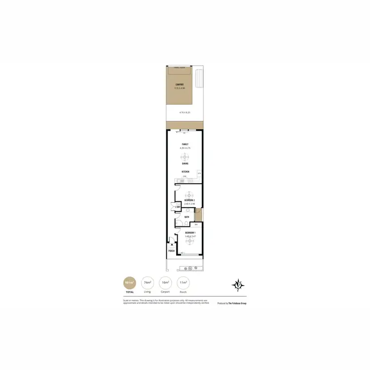 Floorplan of Homely house listing, 18 Jeffcott Avenue, Lightsview SA 5085