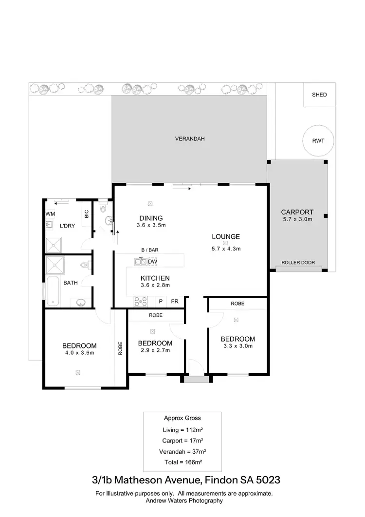Floorplan of Homely house listing, 3/1b Matheson Avenue, Findon SA 5023