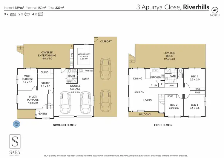 Floorplan of Homely house listing, 3 Apunya Close, Riverhills QLD 4074