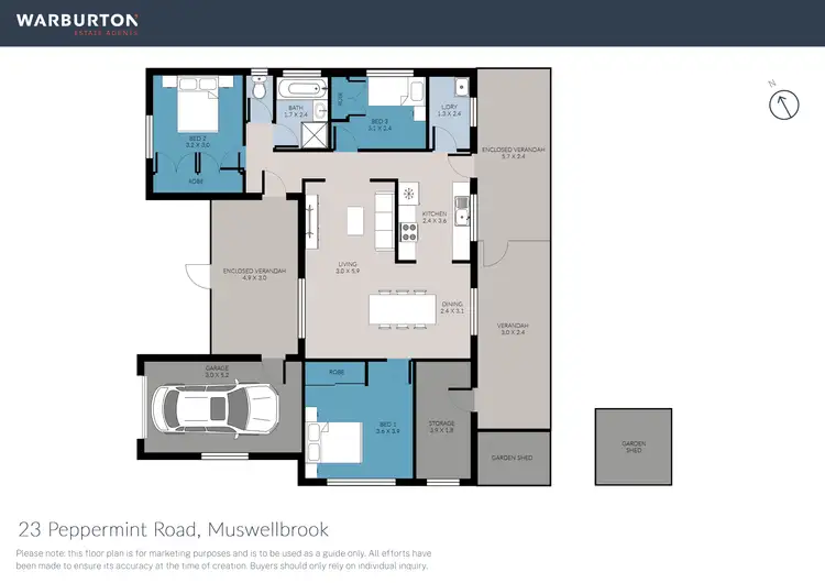 Floorplan of Homely house listing, 23 Peppermint Road, Muswellbrook NSW 2333