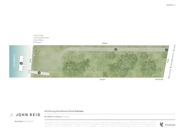 Floorplan of Homely land listing, 652 Nerang Broadbeach Road, Carrara QLD 4211