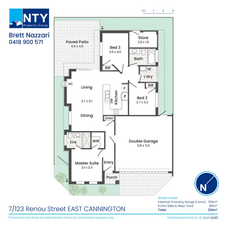Floorplan of Homely unit listing, 7/123 Renou Street, East Cannington WA 6107