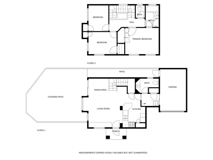Floorplan of Homely townhouse listing, 1/22 First Avenue, Kensington WA 6151