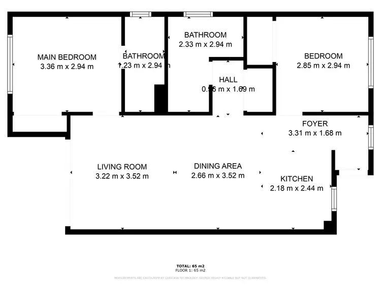 Floorplan of Homely unit listing, 6/20-22 Flinders Street, West Gladstone QLD 4680