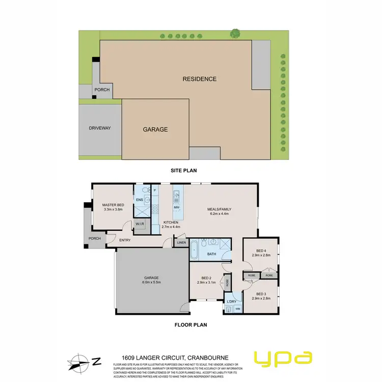 Floorplan of Homely house listing, 39 Langer Circuit, Cranbourne VIC 3977