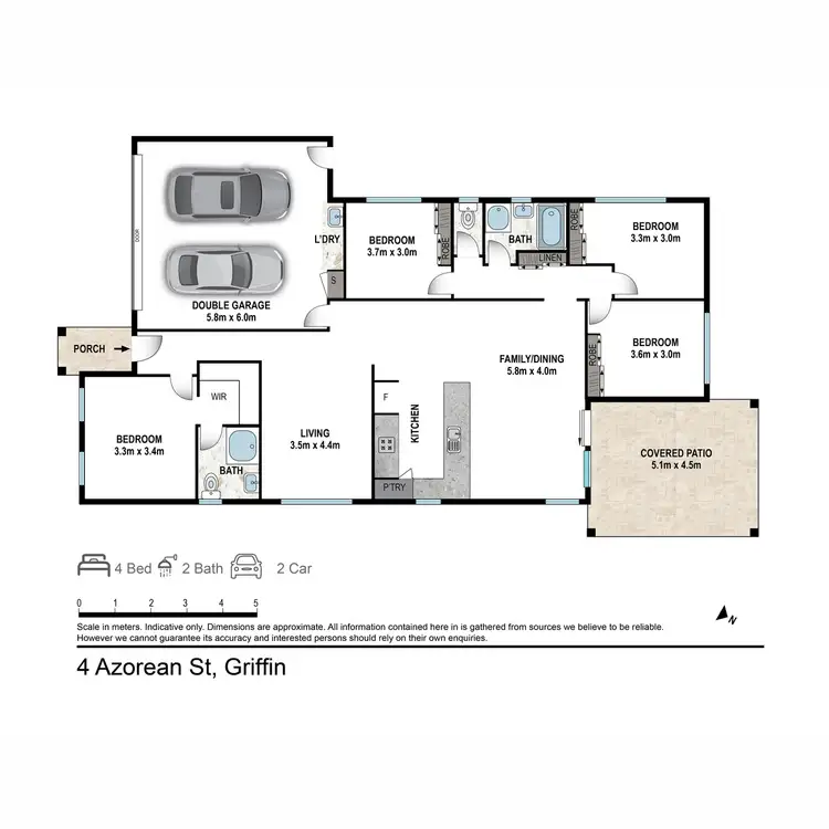 Floorplan of Homely house listing, 4 Azorean Street, Griffin QLD 4503