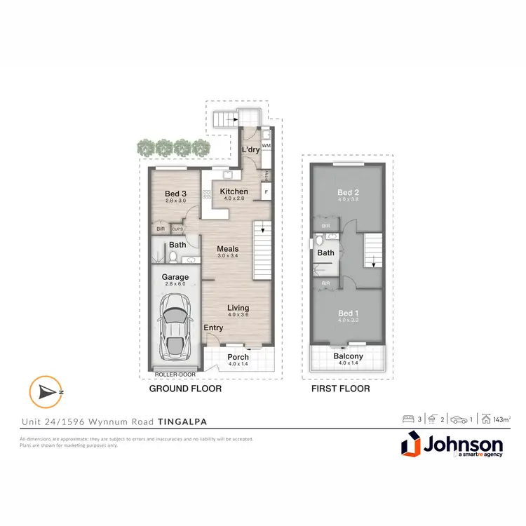 Floorplan of Homely townhouse listing, 24/1596 Wynnum Road, Tingalpa QLD 4173