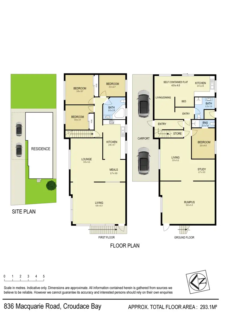 Floorplan of Homely house listing, 836 Macquarie Drive, Croudace Bay NSW 2280