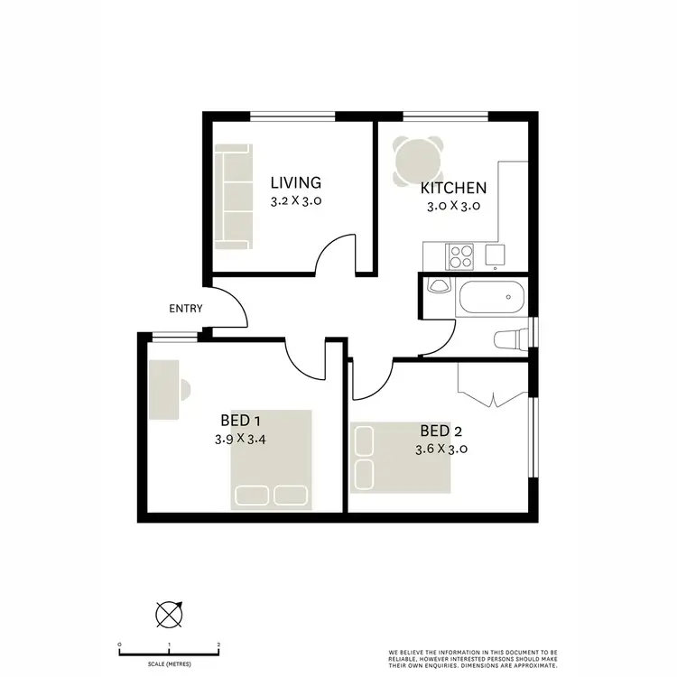 Floorplan of Homely apartment listing, 6/10A Clapton Place, Darlinghurst NSW 2010