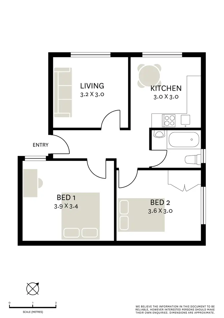 Floorplan of Homely apartment listing, 6/10A Clapton Place, Darlinghurst NSW 2010