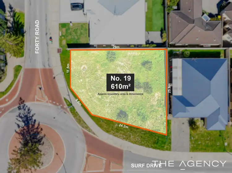 Floorplan of Homely land listing, 19 Surf Drive, Secret Harbour WA 6173