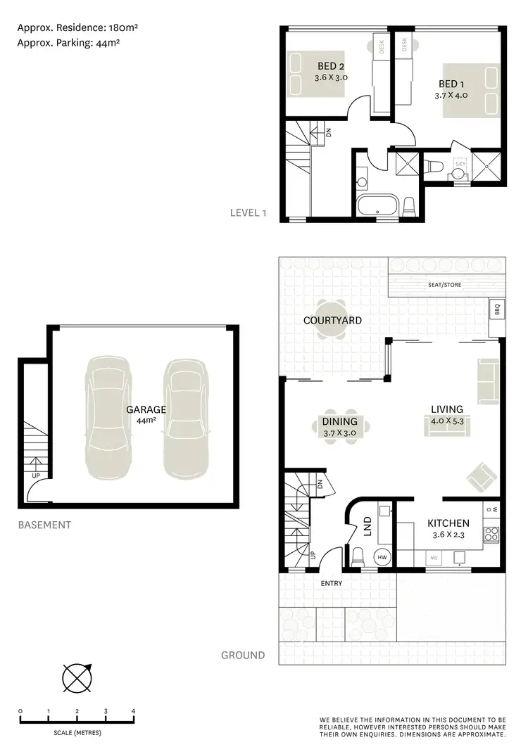 Floorplan of Homely townhouse listing, 4/50-52 Alexandra Street, Drummoyne NSW 2047