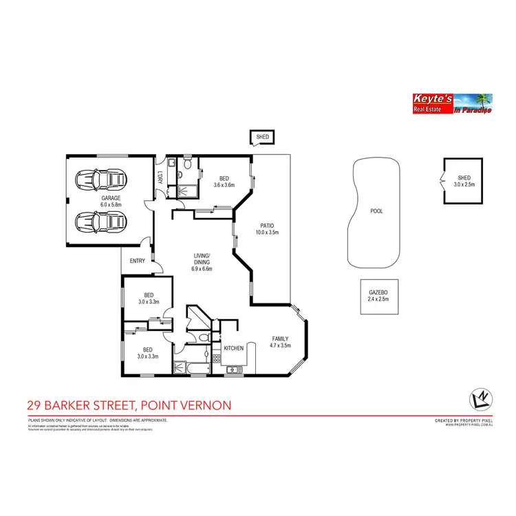 Floorplan of Homely house listing, 29 Barker Street, Point Vernon QLD 4655