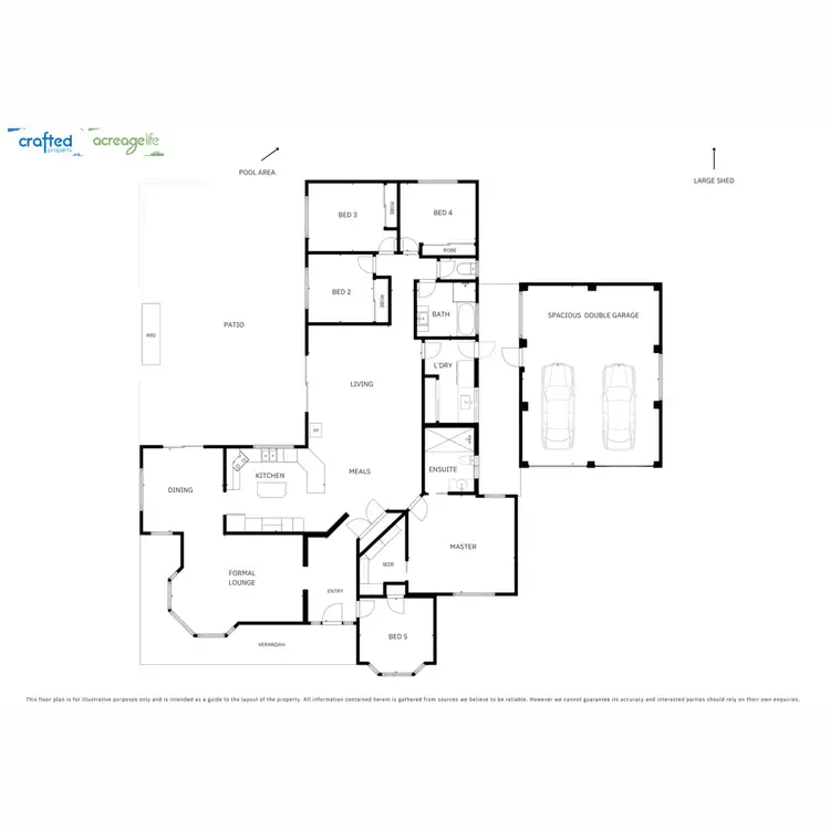 Floorplan of Homely house listing, 99 Granger Road, Park Ridge South QLD 4125