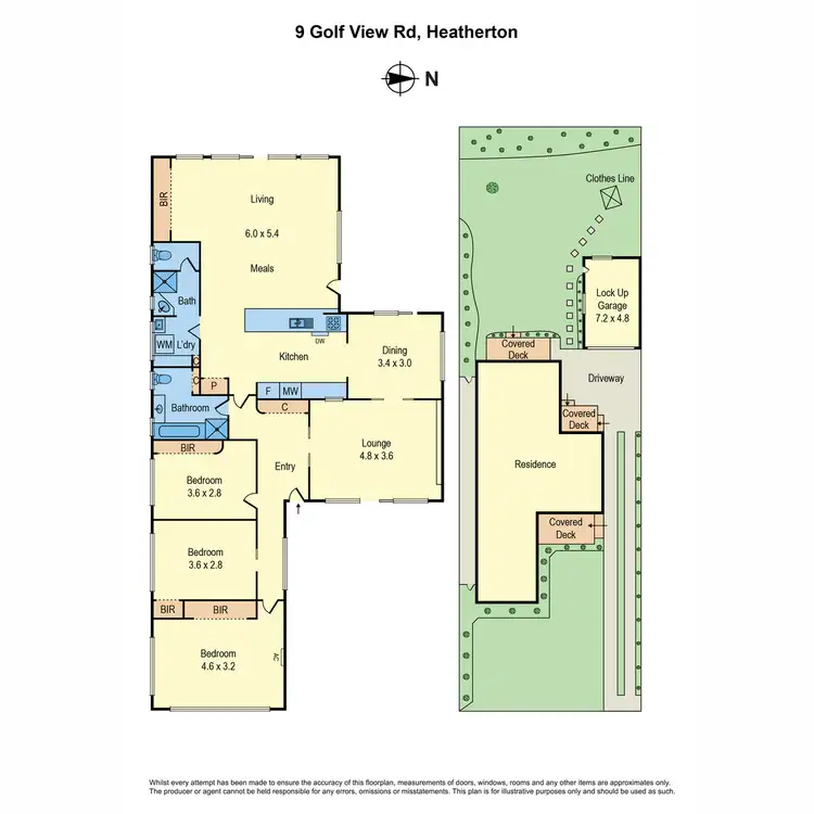Floorplan of Homely house listing, 9 Golfview Road, Heatherton VIC 3202