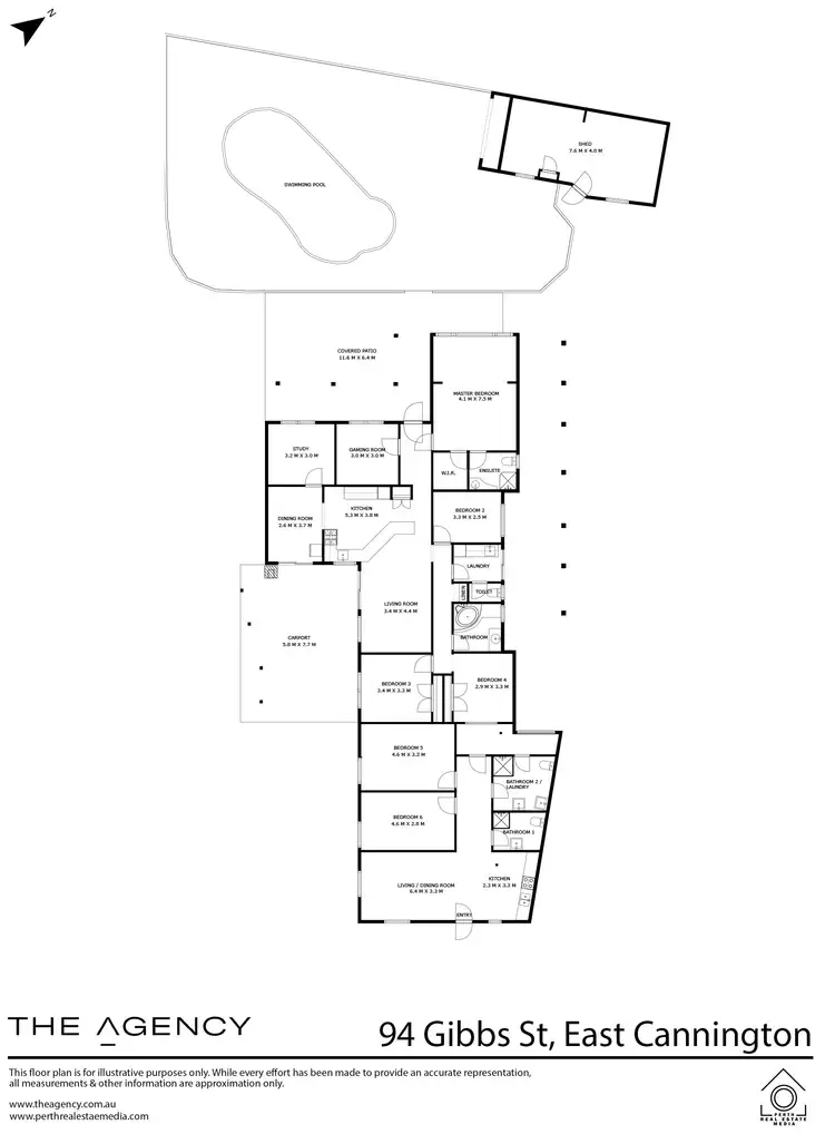 Floorplan of Homely house listing, 94 Gibbs Street, East Cannington WA 6107