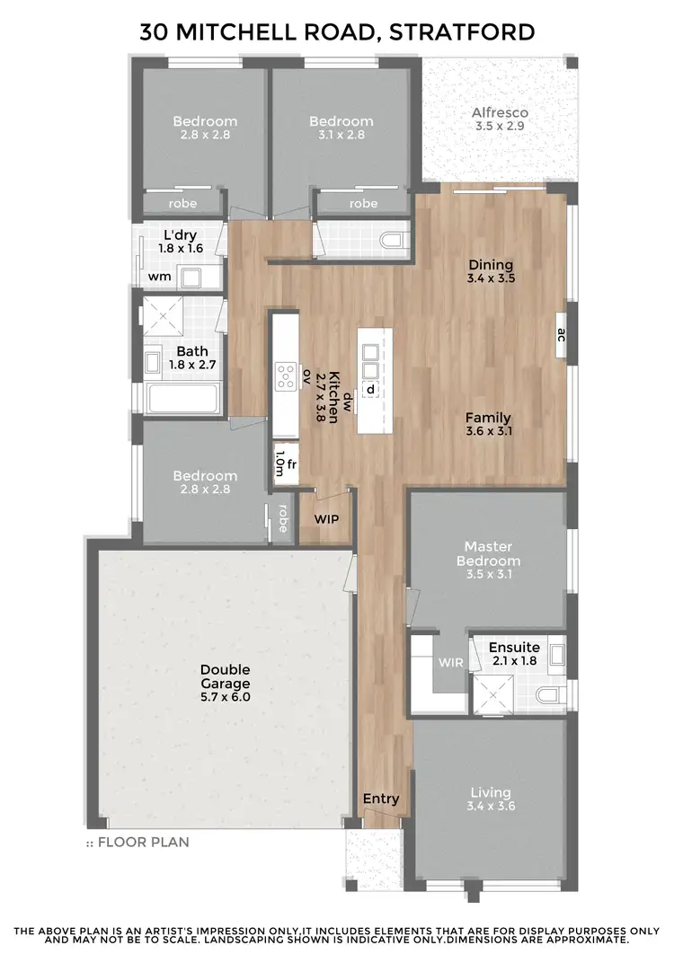 Floorplan of Homely house listing, 30 Mitchell Road, Stratford VIC 3862