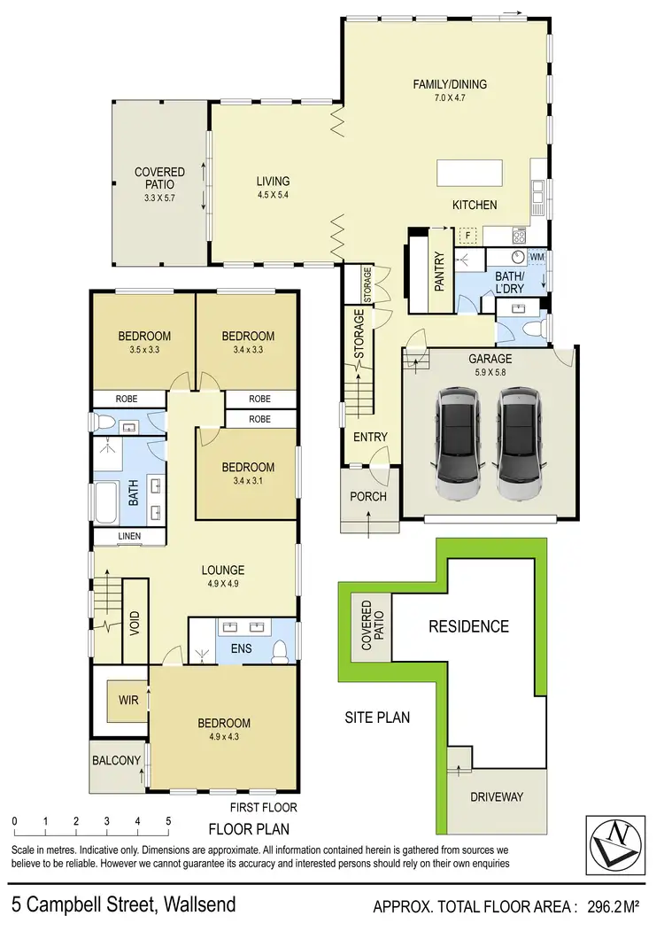 Floorplan of Homely house listing, 5 Campbell Street, Wallsend NSW 2287