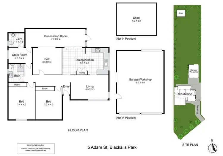 Floorplan of Homely house listing, 5 Adam Street, Blackalls Park NSW 2283