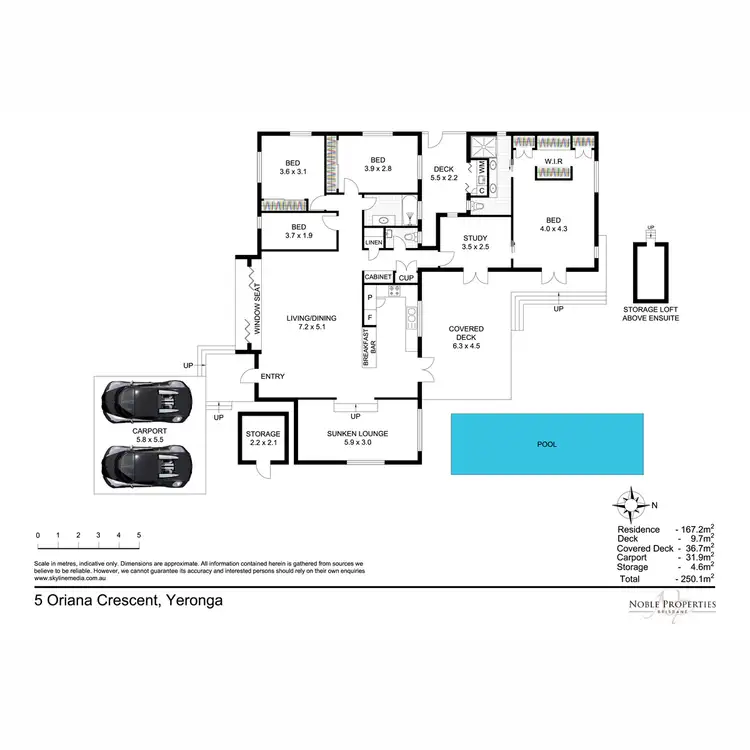 Floorplan of Homely house listing, 5 Oriana Crescent, Yeronga QLD 4104