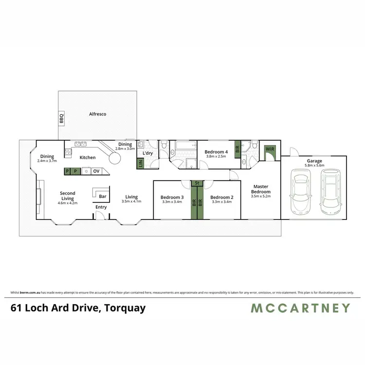 Floorplan of Homely house listing, 61 Loch Ard Drive, Torquay VIC 3228
