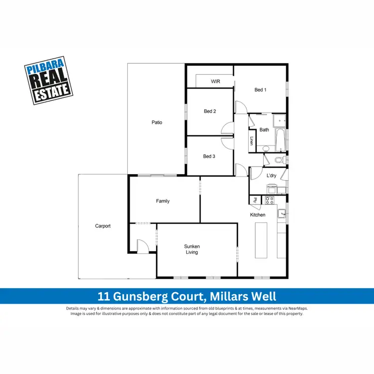 Floorplan of Homely house listing, 11 Gunsberg Court, Pegs Creek WA 6714